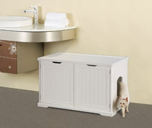 Load image into Gallery viewer, Merry Products Cat Washroom Bench, White
