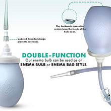 Load image into Gallery viewer, Silicone Enema Bulb Kit - Extra Large 15oz (450ml) Anal Douche for Men and Women - Portable - BPA and Phthalates Free - by Mikacare
