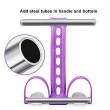 Load image into Gallery viewer, AIKOTOO Pedal Resistance Band Elastic Pull Rope Fitness Sit-up Exercise at Home Gym Yoga Workout Equipment Multifunction Pedal Arm Leg Trainer Slimming Bodybuilding Abdominal Training
