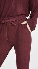 Load image into Gallery viewer, Z SUPPLY Women's Marled Joggers, Merlot, Red, Large
