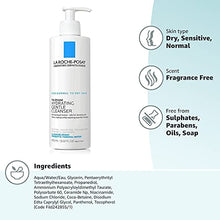 Load image into Gallery viewer, La Roche-Posay Toleriane Hydrating Gentle Facial Cleanser, Daily Face Wash with Ceramide and Niacinamide for Normal to Dry Sensitive Skin, Oil-Free, Fragrance Free
