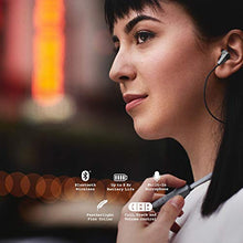 Load image into Gallery viewer, Skullcandy S2IKW-K610 Ink'd Bluetooth Wireless Earbuds with Microphone, Noise Isolating Supreme Sound, 8-Hour Rechargeable Battery, Lightweight with Flexible Collar, Street/Gray/Chrome
