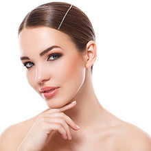 Load image into Gallery viewer, TecUnite 16 Pieces Rhinestone Bobby Pin Metal Hair Clips Clear Crystal Hair Pin Decorations for Lady Women Girls (White)
