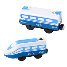 Load image into Gallery viewer, ZONXIE Magnetic Battery Operated Action Train Powerful Engine Bullet Train Toys Car for Toddlers Compatible with Thomas Brio Tracks
