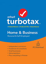 Load image into Gallery viewer, TurboTax Home &amp; Business + State 2019 Tax Software [Amazon Exclusive] [PC Download]
