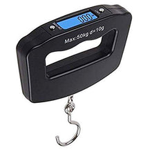 Load image into Gallery viewer, Luggage Weight Scale,Electronic Fish Scale,LCD Display Portable Bag Scales Hanging Hook Scale for Fishing Travel 110lb/50kg
