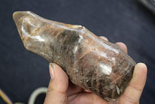 Load image into Gallery viewer, Crystal, 464G Natural Black Moonstone Crystal Healing Chakra Aura Torch Shape K12
