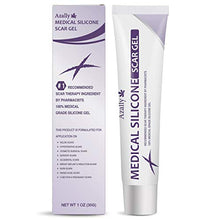 Load image into Gallery viewer, AZALLY Advanced Scar Gel - Scar Diminishing Serum - Reduces the Appearance of Old &amp; New Scars - Best Scar Treatment for Repair Scars from Burns Cuts Acne Spots Stretch Marks - 1oz. 
