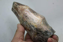 Load image into Gallery viewer, Crystal, 485G Natural Black Moonstone Crystal Healing Chakra Aura Torch Shape J32
