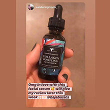 Load image into Gallery viewer, Collagen Boosting Facial Serum by Baja Basics 100% Natural, Skin Brightening, Anti Aging, Vitamin C, Deep Hydration for Dry Skin, Collagen Building, Organic Face Moisturizer 1oz
