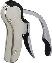 Load image into Gallery viewer, Stainless Steel Wine Opener Compact Vertical Corkscrew Wine Bottle Opener with Foil Cutter
