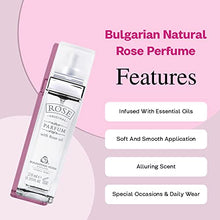 Load image into Gallery viewer, Rose Bulgarian Perfume - Natural Original Parfum - Aromatic Fragrance - Long Lasting Freshness - Paraben Free - Unisex Perfume - Perfect for Everyone - 28ml
