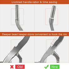 Load image into Gallery viewer, HONYTA Tire Changer (3nd Edition Upgraded), 17.5" to 24" Tire Mount Demount Tool, Adapted to Aluminum and Steel Rims,Manual Tubeless Truck, Extra Bead Breaker Tire Changing Tool(Orange)

