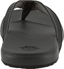 Load image into Gallery viewer, Dockers Mens Freddy Casual Flip-Flop Sandal Shoe, Black, 10 M
