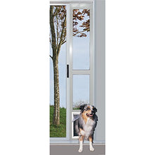 Load image into Gallery viewer, Ideal Pet Products Aluminum Modular Patio Pet Door, White, Extra Large, 10.5" x 15" Flap Size
