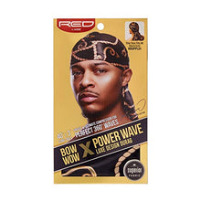 Load image into Gallery viewer, KISS RED Bow Wow Power Wave Luxe Design Durag HDUPPL01 (Black Gold)
