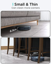Load image into Gallery viewer, Robot Vacuum Cleaner, Super Thin 2.7inch with 600ml Dust Bin, Double M201 Suction 200 mins Runtime, Tangle-Free Robotic Vacuum and Mop, Good for Pet Hair, Low Pile Carpet, Lefant F1
