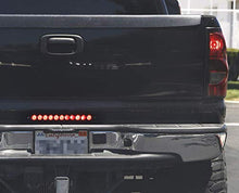 Load image into Gallery viewer, iJDMTOY 15-Inch Truck Trailer Tailgate Red LED ID Light Bar Compatible With Chevrolet Dodge Ford GMC Nissan Toyota etc, Functions as Tail Light, Brake Lamp &amp; Turn Signal Lights, Dark Red Lens
