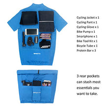 Load image into Gallery viewer, Spotti Men's Basic Short Sleeve Cycling Jersey - Bike Biking Shirt (Blue, Medium)
