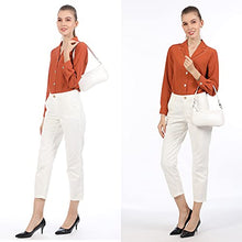 Load image into Gallery viewer, Small Purse for Women, Retro Classic Tote HandBag Mini Shoulder Bags Crocodile Pattern Clutch with Zipper Closure, White
