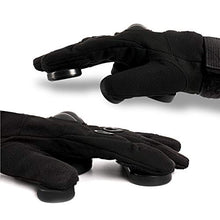 Load image into Gallery viewer, LOSENKA Skateboard Gloves with Sliders，Standard Longboard Downhill Slide Gloves Skate Gloves with 2 Set Slider Puck Set (Black)
