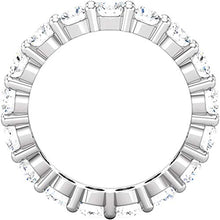 Load image into Gallery viewer, 5 Carat (ctw) Platinum Round Diamond Ladies Eternity Wedding Anniversary Stackable Ring Band Value Collection
