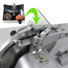 Load image into Gallery viewer, HomGarden 10" Meat Slicer Semi-Auto Stainless Steel Cutter Cheese Food Electric Blade Kitchen Deli/Veggies for Commercial &amp; Home
