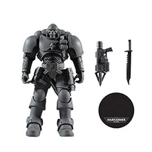 Load image into Gallery viewer, McFarlane Toys Warhammer 40,000 Space Marine Reiver (Artist Proof) with Grapnel Launcher &amp; Base 7" Action Figure
