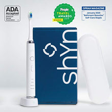 Load image into Gallery viewer, Shyn Sonic Rechargeable Electric Toothbrush - ADA Accepted - with Whitening Brush Head, Charger, and Travel Case
