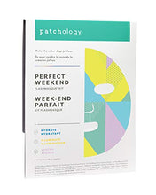 Load image into Gallery viewer, Patchology"Perfect Weekend" Facial Sheet Mask w/Hyaluronic Acid &amp; Firming Formula - Men &amp; Women Face Masks Skincare Sheet for Moisturizing and Hydrating Skin - Best Face Sheets Moisturizer (3 Count)
