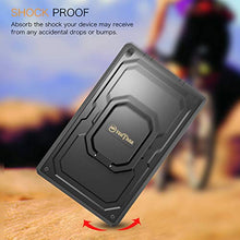 Load image into Gallery viewer, Fintie Case for All-New Amazon Fire HD 10 (7th and 9th Generations, 2017 and 2019 Releases) - [Tuatara Magic Ring] 360 Rotating Multi-Functional Grip Carry Cover w/Built-in Screen Protector, Black

