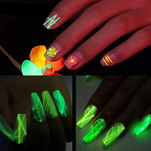 Load image into Gallery viewer, Luminous Gel Set, 6PCS 48ML Spider UV Gel Nail Polish Glow in The Dark Nail Polish Nail Art Wire Drawing Gel for Nails Gel Polish Supplies Manicure Tips Decorations
