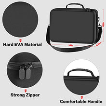Load image into Gallery viewer, Hard Carrying Case for Oculus Quest 2 All-in-One VR Gaming Headset and Touch Controllers, Portable Travel Cover Storage Bag with Silicone Face Cover &amp; Lens Protector for Quest 2 Accessories - Black
