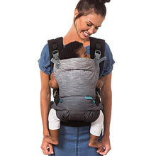 Load image into Gallery viewer, Infantino Go Forward 4-in-1 Evolved Ergonomic Baby Carrier with Multiple Carrying Positions, Natural Outfacing Support Seat &amp; Built-in Light &amp; Breathable Hood
