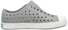 Load image into Gallery viewer, Native Shoes, Jefferson, Kids Shoe, Pigeon Grey/Shell White, 5 M US Toddler
