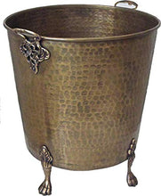 Load image into Gallery viewer, Solid Brass Estate Planter 15.75"W x 17.75"H
