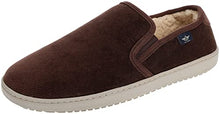 Load image into Gallery viewer, Dockers Men's Twin-Gore Slipper Corduroy Slip-On, Brown, Size 9
