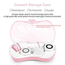Load image into Gallery viewer, Waterproof Facial Cleansing Spin Brush Set with 4 Exfoliation Brush Heads - Complete Face Spa System by CLSEVXY - Advanced Microdermabrasion for Deep Scrubbing and Gentle Exfoliating
