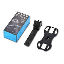 Load image into Gallery viewer, SYOSIN Bike Phone Mount, Detachable 360° Rotation Motorcycle Phone Mount with Adjustable Universal Silicone Handlebar Cradle Compatible with iPhone 11 Pro Max/X/XS MAX/XR/8/8 Plus, Samsung S10/S10e
