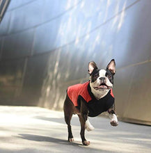 Load image into Gallery viewer, Gooby Fashion Vest Dog Jacket - Orange, Large - Warm Zip Up Dog Bomber Vest with Dual D Ring Leash - Winter Water Resistant Small Dog Sweater - Dog Clothes for Small Dogs Boy or Medium Dogs
