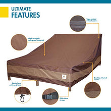 Load image into Gallery viewer, Duck Covers Ultimate Waterproof 82 Inch Double Wide Patio Chaise Lounge Chair Cover
