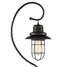 Load image into Gallery viewer, Ulysses Rustic Industrial Floor Lamp LED Oil Rubbed Bronze Arched Top Arm Lantern Cage for Living Room Reading Bedroom - Franklin Iron Works
