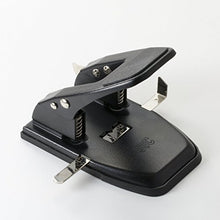 Load image into Gallery viewer, Officemate Heavy Duty 2-Hole Punch, Padded Handle, Black, 50-Sheet Capacity (90082), Model Number: OIC90082
