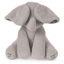 Load image into Gallery viewer, Baby GUND Animated Flappy the Elephant Stuffed Animal Plush, Gray, 12"

