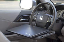 Load image into Gallery viewer, lebogner Auto Steering Wheel Desk, Laptop, Tablet, iPad Or Notebook Car Travel Table, Food Eating Hook On Steering Wheel Tray, for Constant Travelers, Fits Most Vehicles Steering Wheels
