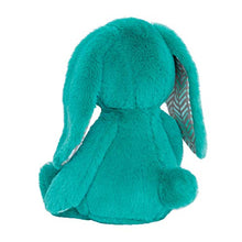 Load image into Gallery viewer, B. toys – Plush Bunny – Super Soft Stuffed Animal – Teal – 12” – Washable Rabbit Toy – for Babies, Toddlers, Kids – Happy Hues – Cottontail Cutie – 0 Months + (BX1926C30Z)
