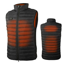 Load image into Gallery viewer, Loowoko Lightweight Heated Vest with 10000mAh Battery Pack, Men&amp;Women Outerwear Vests, Rechargeable Heated Jacket for Winter
