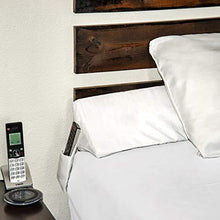 Load image into Gallery viewer, SnugStop Bed Wedge Pillow Stopper, This Long Pillow Closes The Gap Between Your Mattress and Headboard Pillow, The Triangle Pillow Wedge is The Perfect Bed Gap Filler Bolster (King)
