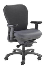 Load image into Gallery viewer, CXO Ergonomic Executive Mid Back Task Chair in Black (Blue)
