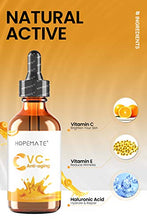 Load image into Gallery viewer, Hopemate Natural Facial Vitamin C Serum with Hyaluronic Acid&amp; Vit E, New Skin Treatment Formula, Organic Anti Wrinkle Reducer, Natural Anti Aging Moisturizer, Dark Circles, Scar, Sun Damage Corrector,
